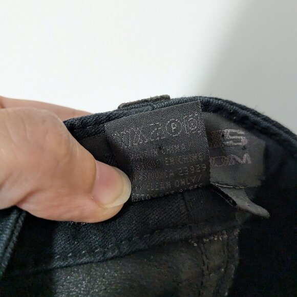 Jeans Votre Nom Suede Front Boot Cut Jeans Black Size 6 - Picture 7 of 7